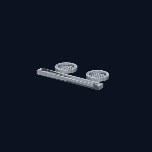 Balance beam and pans