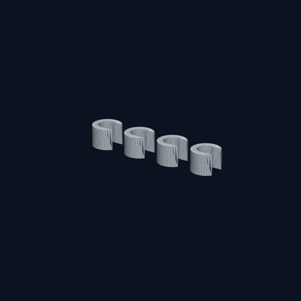 Cable snap clips