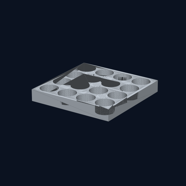 Chess piece caddy