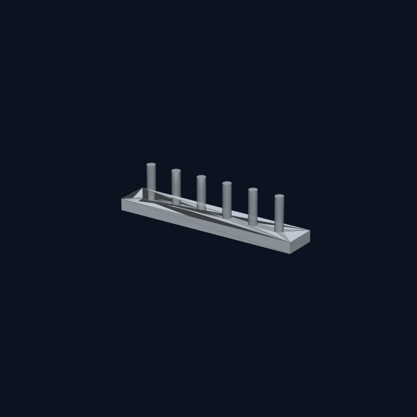 Earring peg bar