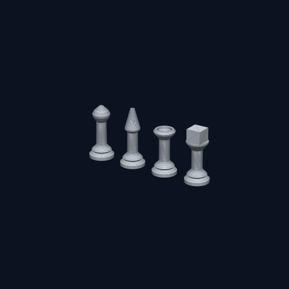 Four player pegs
