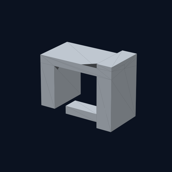 Shelf cable hook