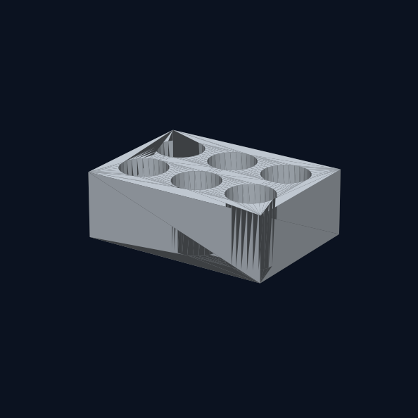 Six-cell soil blocker